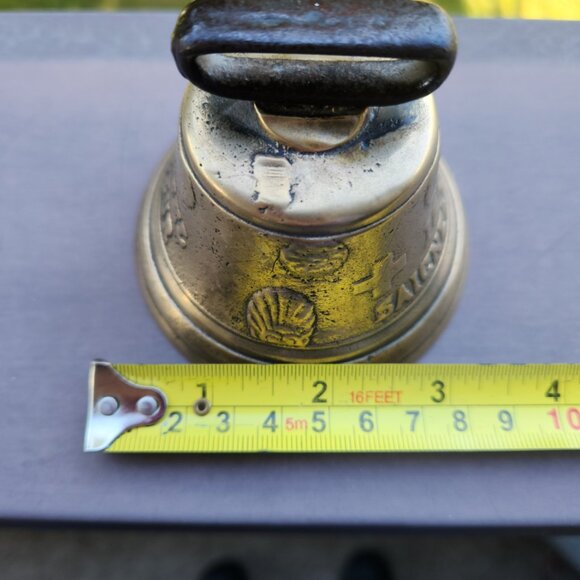 Antique 1878 Brass Swiss Cow Bell – Chiantel Fondeur, Saignelégier - Picture 8 of 9